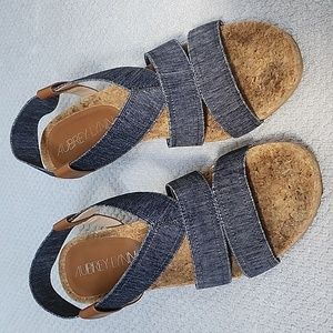 Aubrey Lynn wedge shoes, size 8